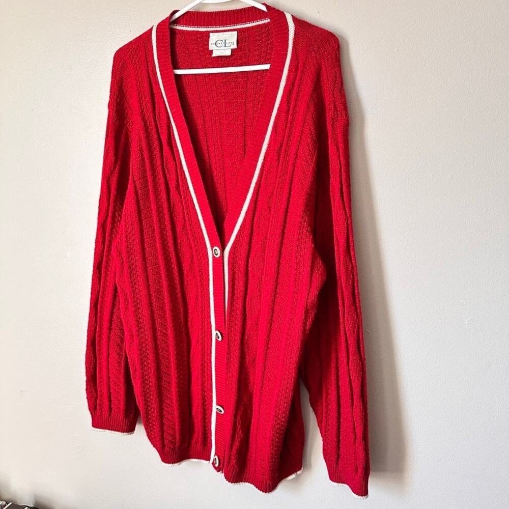 Cricket Lane Vintage Cardigan Sweater Womens Plus 20W Academic Preppy Collegiate - Picture 6 of 8
